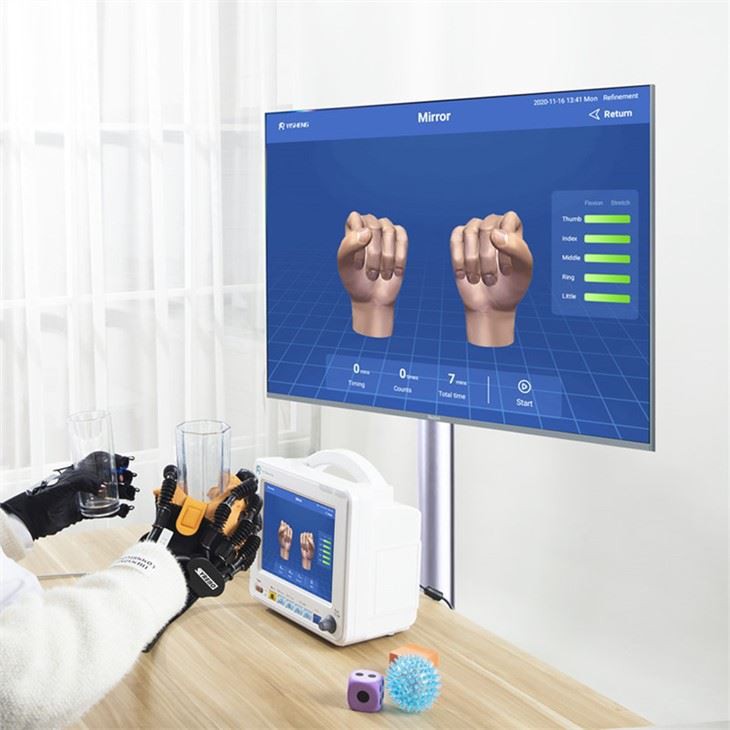 Tangan Eksoskeleton Stimulator Otot