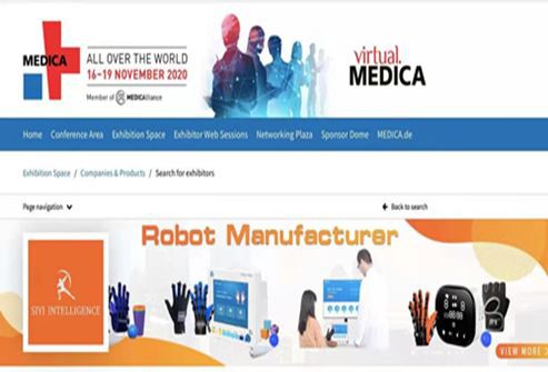 Pameran Medica Jerman Si Yi robot rehabilitasi fungsional tangan